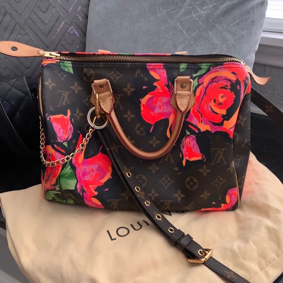Louis Vuitton Handbags - SOLD 🌸 LV Speedy 30 Stephen Sprouse Roses